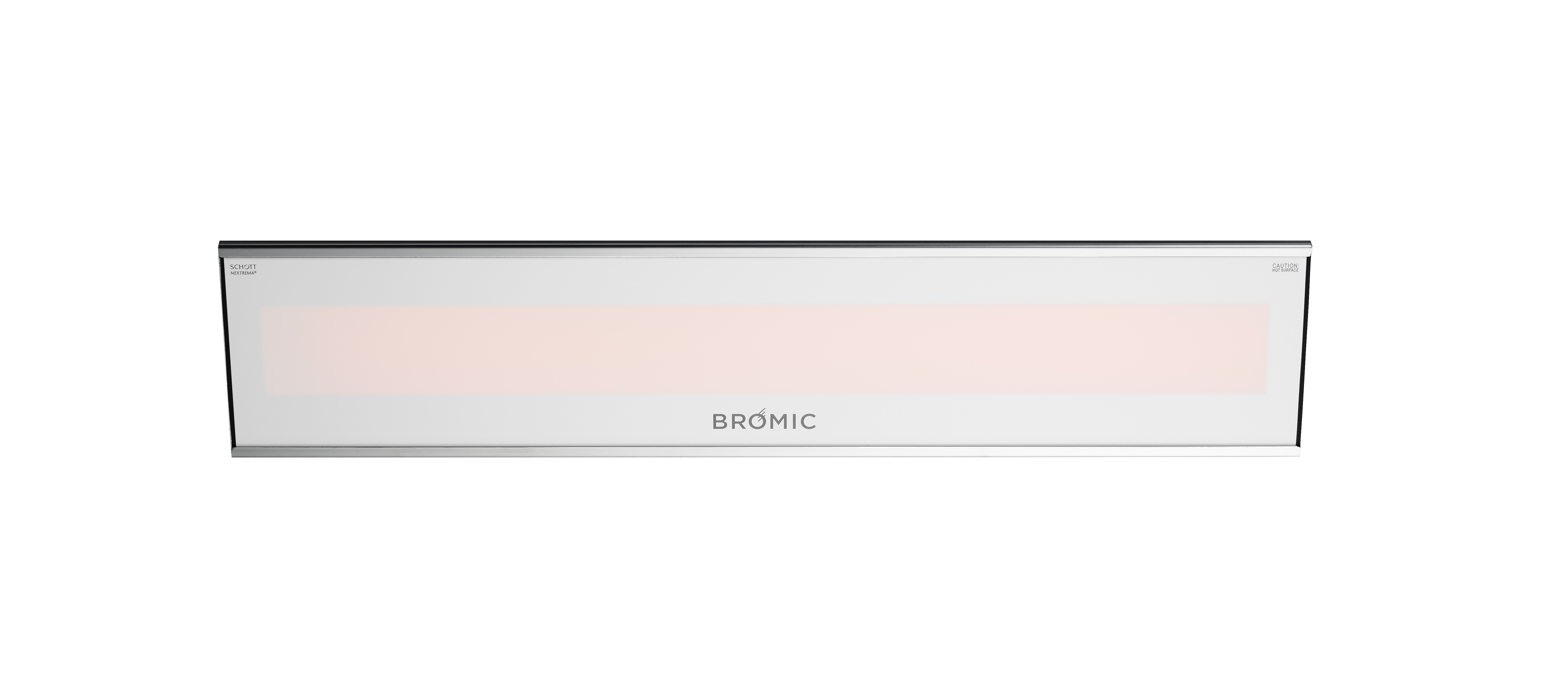 Bromic Heating-BH0320008-Platinum Smart-Heat - 50 Inch 3400W Electric Outdoor Patio Heater 240 White White Finish